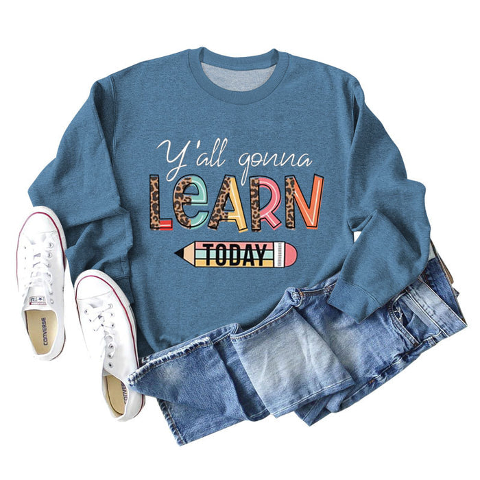 Blue sweater (white color picture) / S