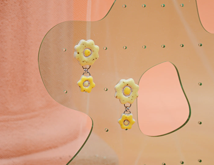 Yellow Daisy Earrings