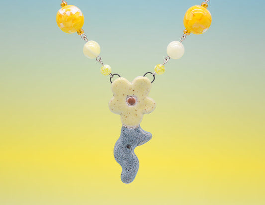 Yellow Daisy Necklace