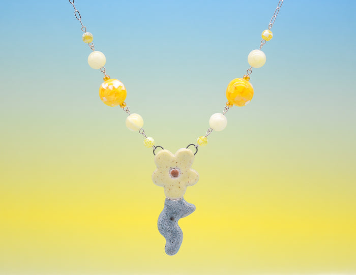 Yellow Daisy Necklace
