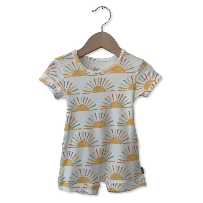 You Are My Sunshine Shorty Romper Luxe Edition | Cotton Bamboo Blend
