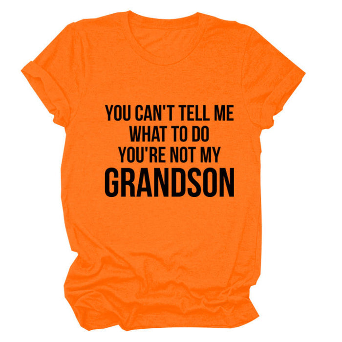 Orange (black font) / S