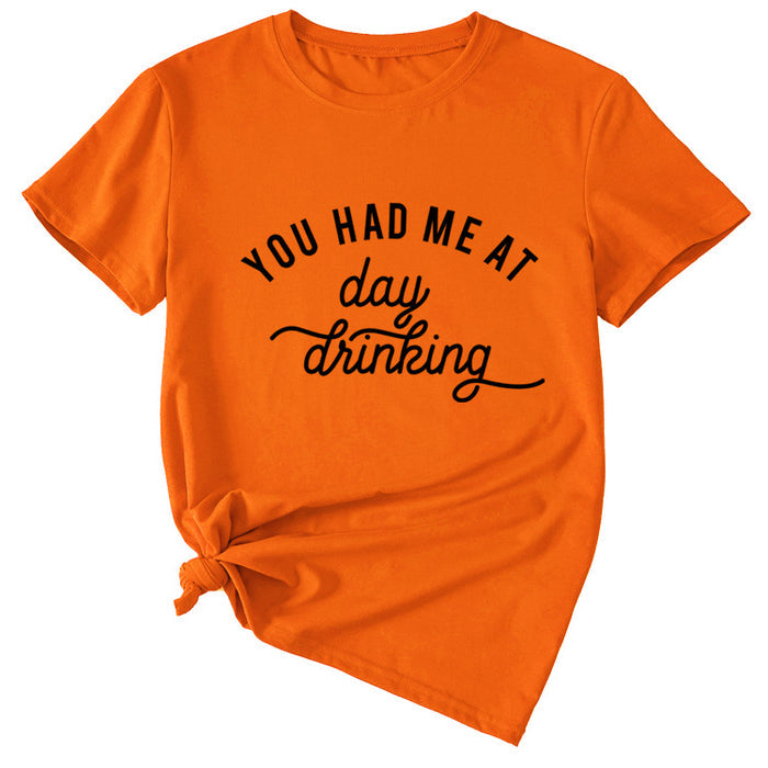 Orange (black font) / S