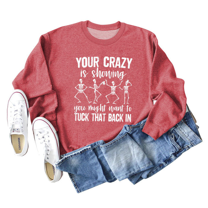 Red sweater (white color picture) / S