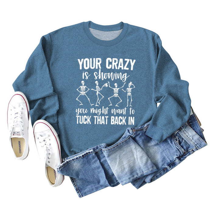 Blue sweater (white color picture) / S