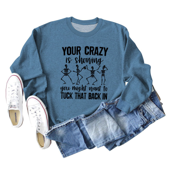 Blue sweater (black color picture) / S