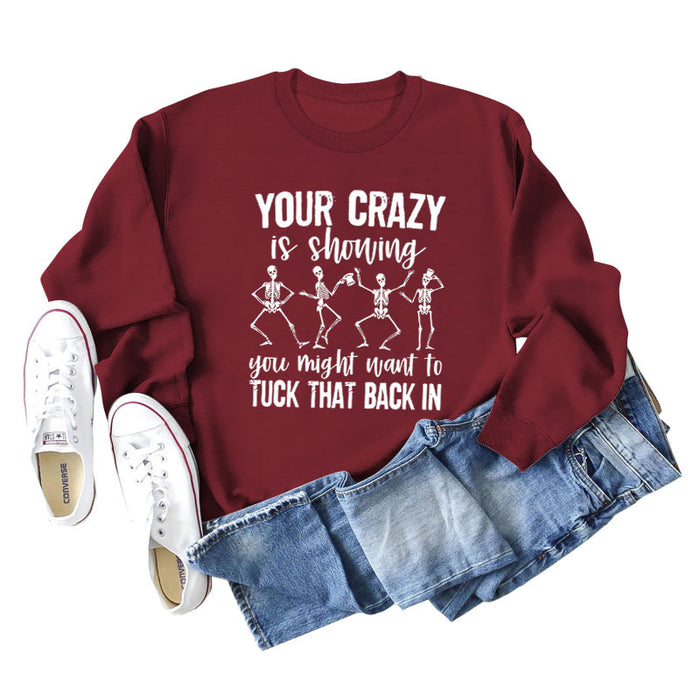 Wine red sweater (white color picture) / S