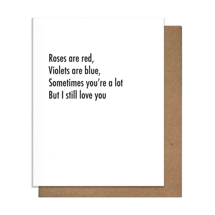 You're A Lot - Love Card