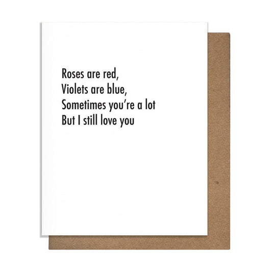You're A Lot - Love Card